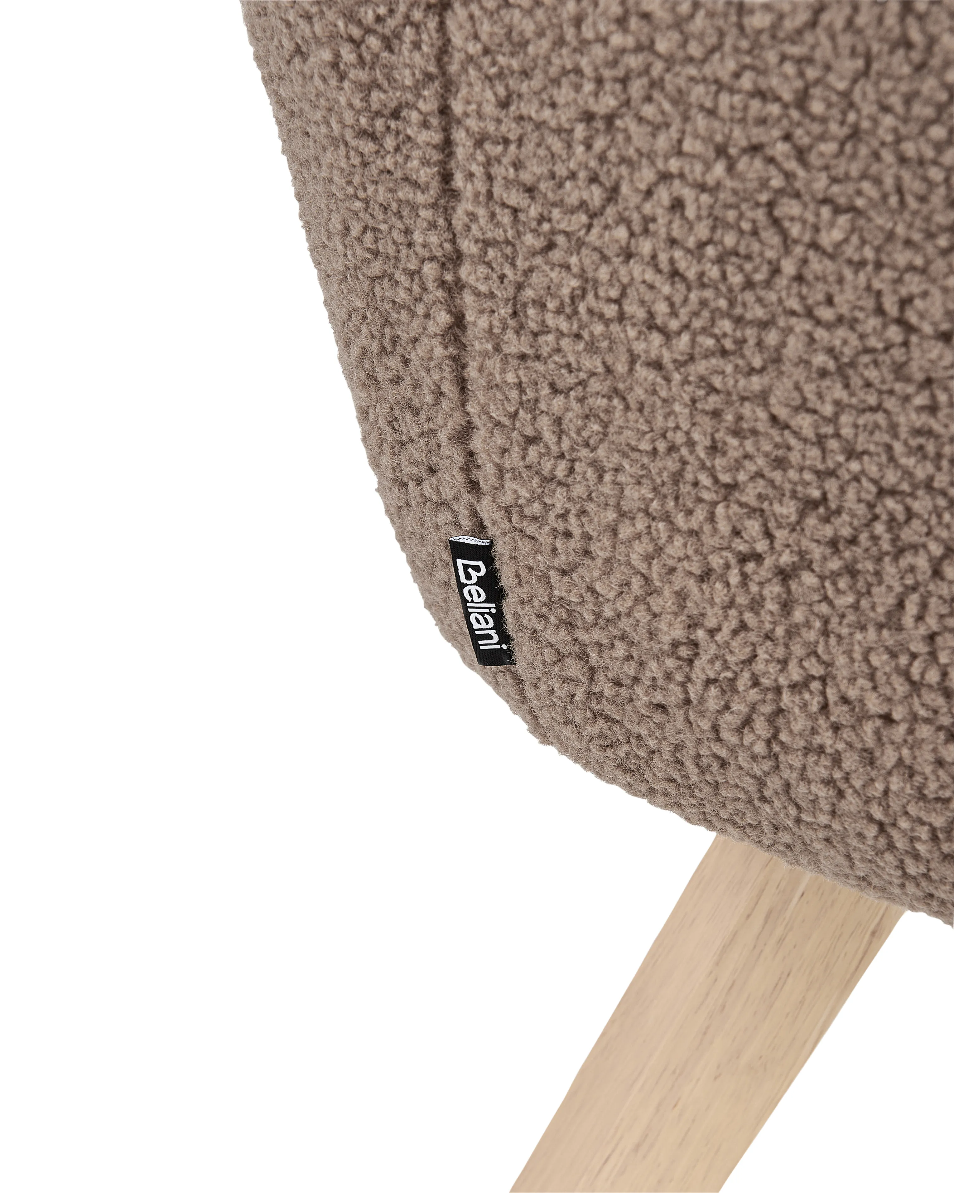 Fauteuil BJARN Bouclé Bruin