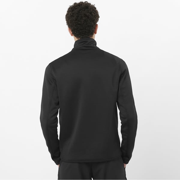 Veste polaire SALOMON ESSENTIAL OUTLINE WARM FZ DEEP BLACK