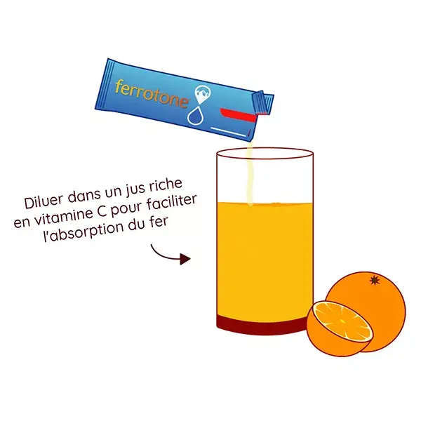 FERROTONE® Original - 28 sachês de dose única