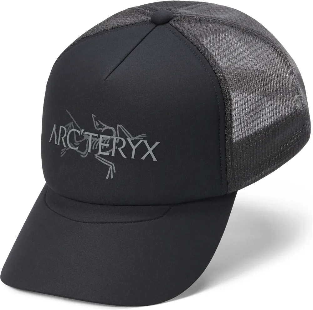 Arc'teryx Bird Word Trucker Hat Black / Cloud