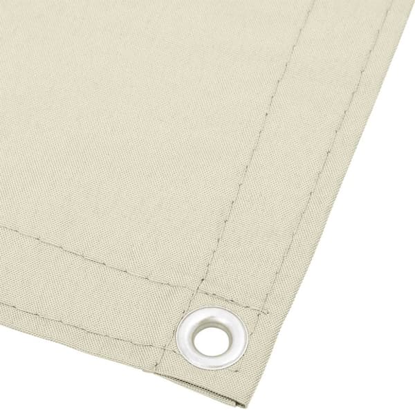 vidaXL Balkongskjerm kremhvit 75x700 cm 100% polyester oxford