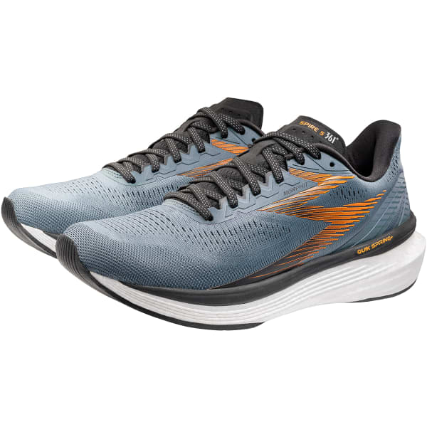 Chaussure running 361 SPIRE 5 STORMY WEATHER/MAGMA ORANGE