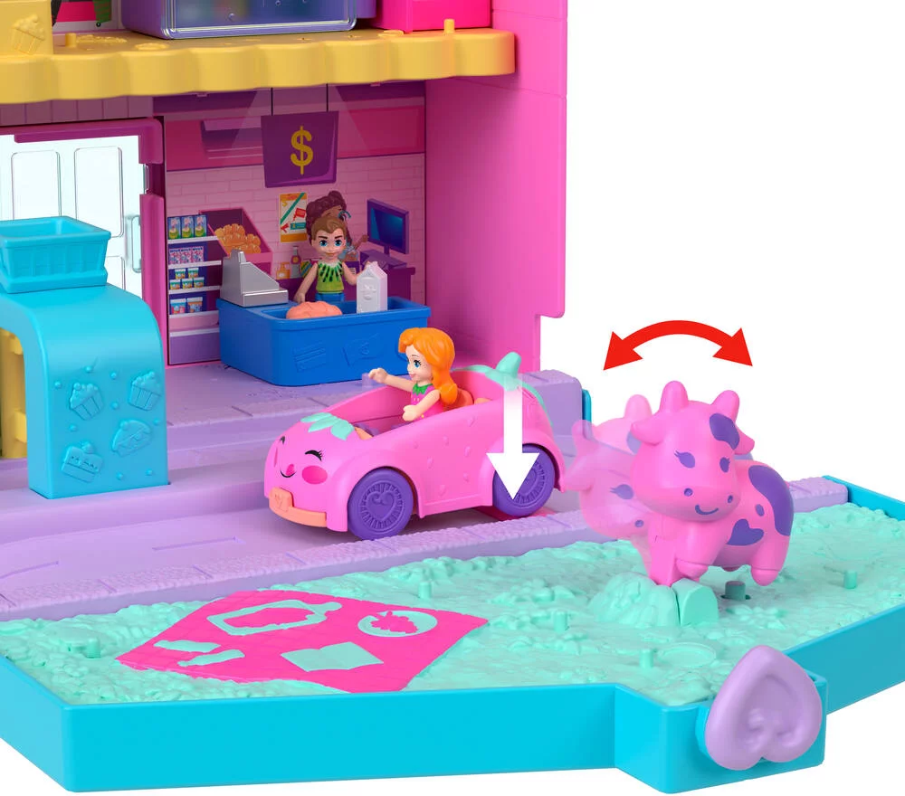 POLLY POCKET - COFFRET LE MARCHE DE POLLYVILLE