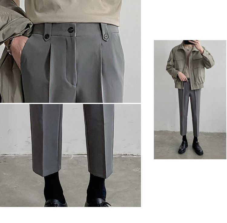 GRAYCIOUS - Cropped rechte broek