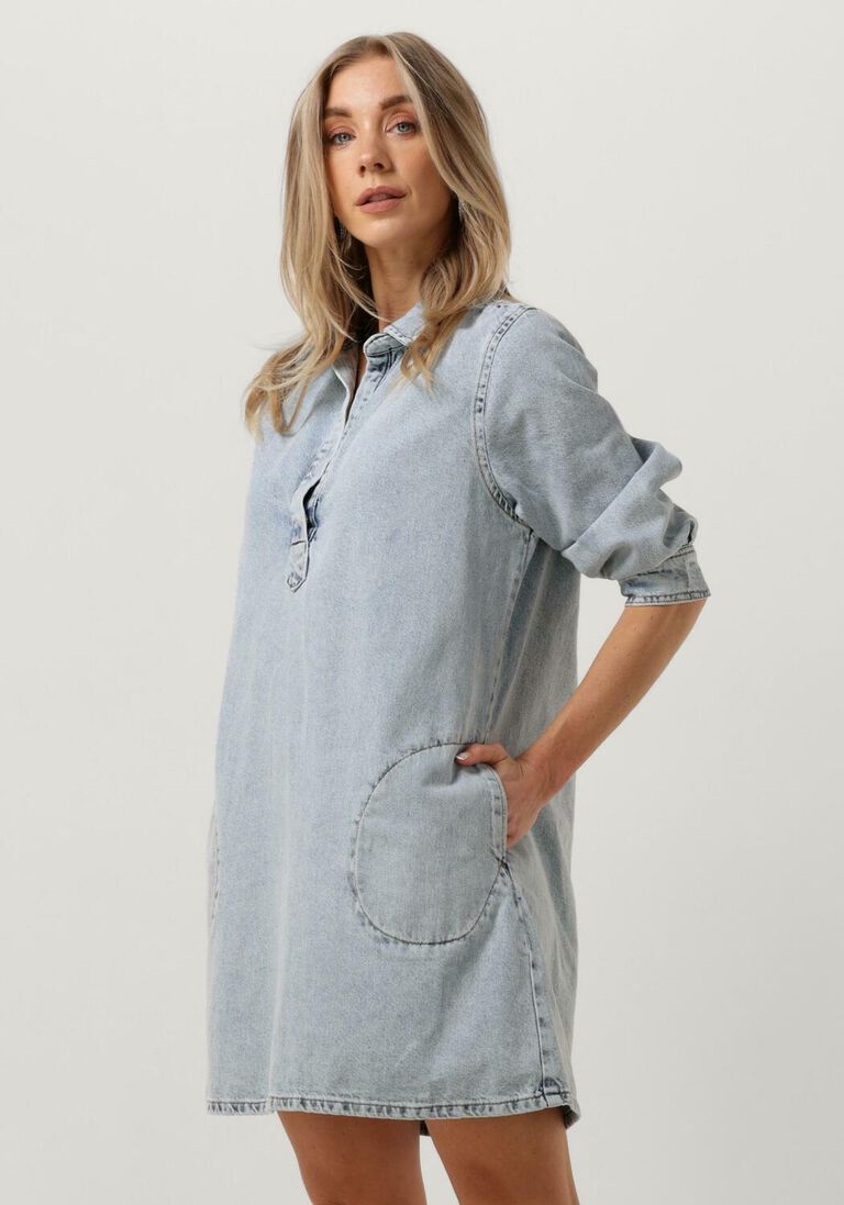 BY-BAR blauwe by-bar mini jurk flynth denim dress