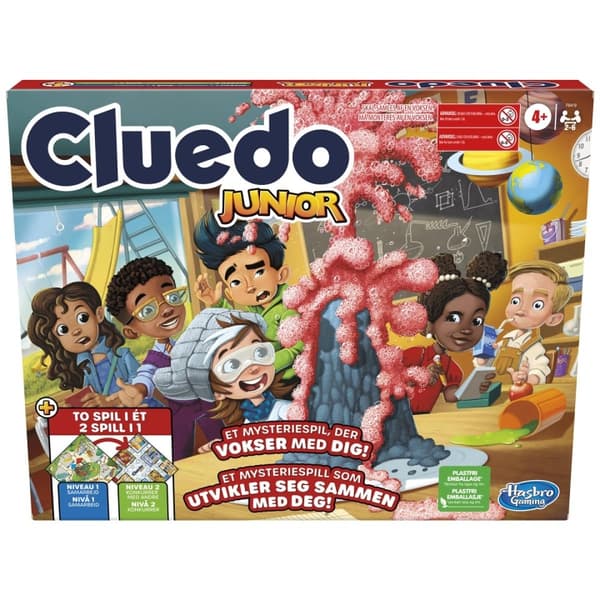 Hasbro Cluedo Junior 2 spill i 1 (DK/NO)
