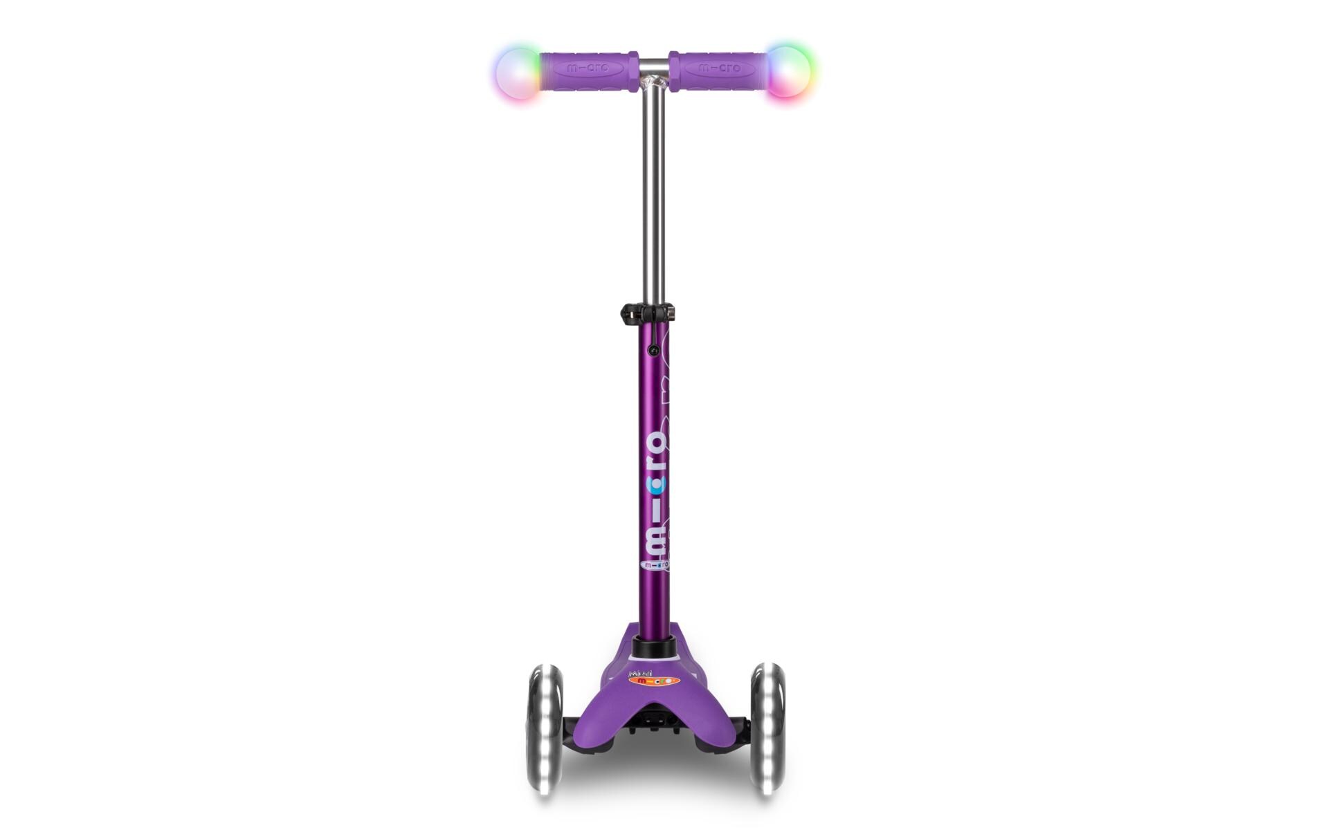 Kickboard Mini Deluxe Magic Purple, LEDMagischer Fahrspass auf drei Rädern – Violett