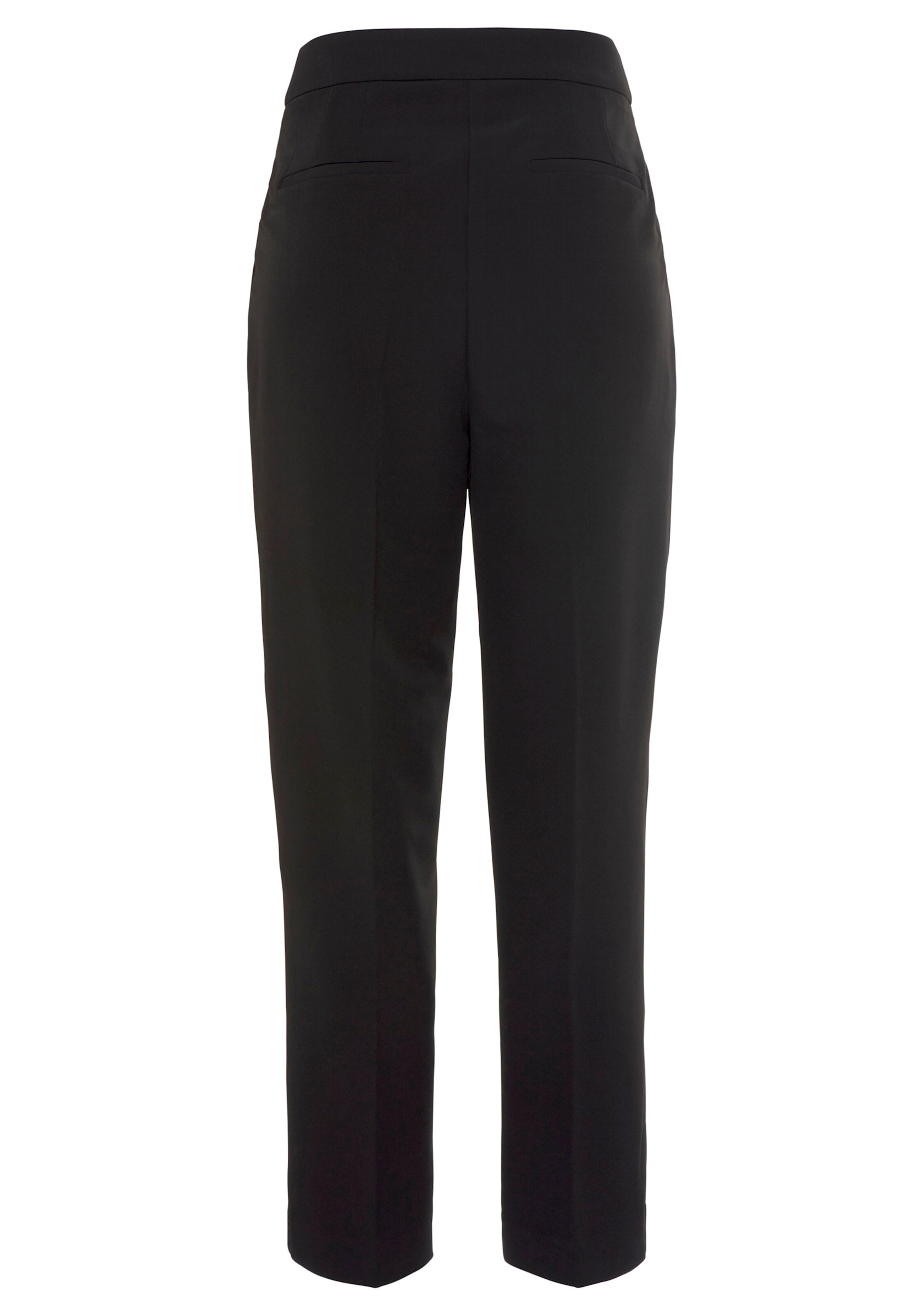 LASCANA Bügelfaltenhose in schwarz