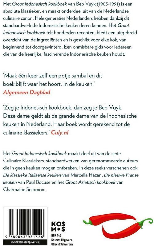 Culinaire Klassiekers - Groot Indonesisch kookboek