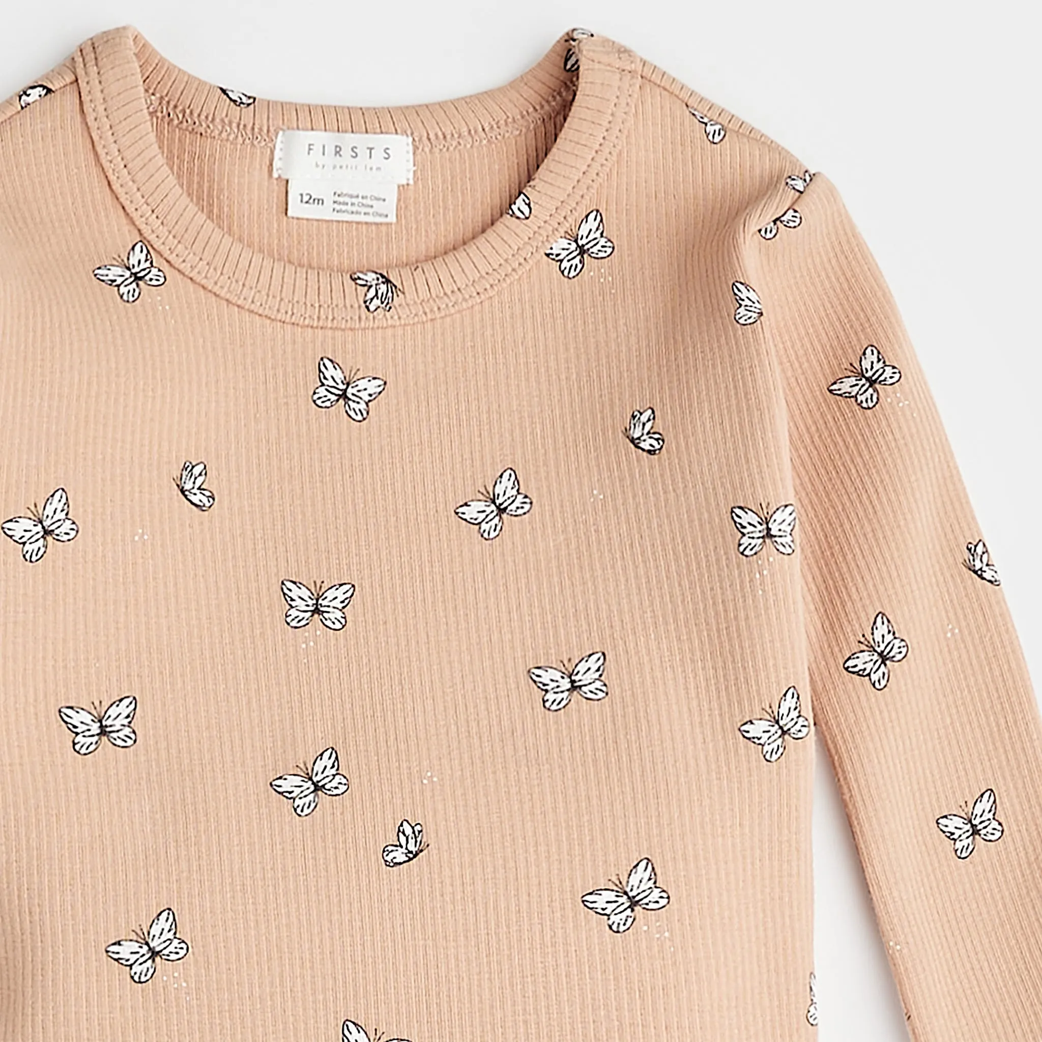 Firsts par Petit Lem Pyjama 2 Pièces Papillon Tulipe12-24mois