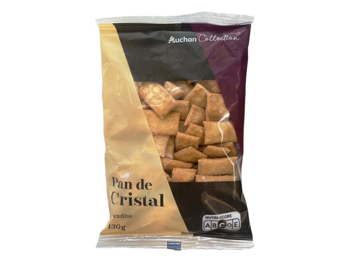 PÃO DE CRISTAL AUCHAN GOURMET EM PEDAÇOS 130 G