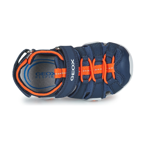 Geox - B SANDAL KRAZE A - Marine / Orange