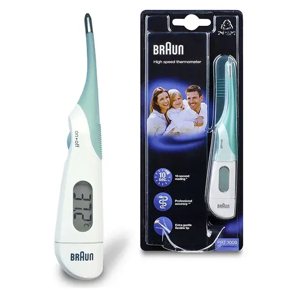 Termômetro digital de alta velocidade Braun PRT1000 CE