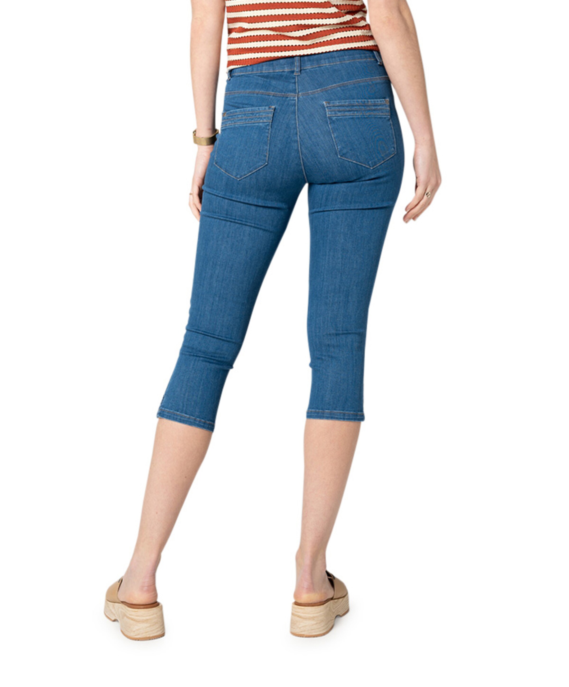 Enjoy dames capri broek blauw