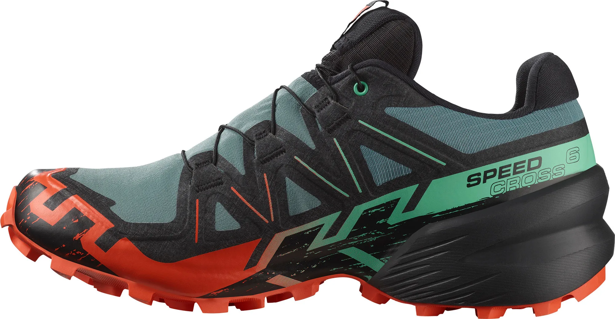 Salomon Men's Speedcross 6 GORE-TEX North Atlantic / Black / Cherry Tomato