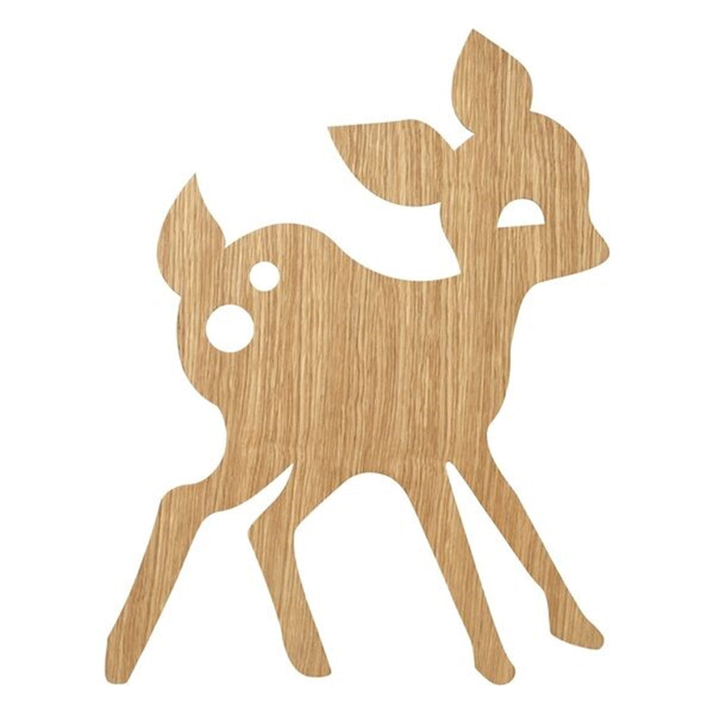 Lampe Hjort Oiled Oak - Ferm Living → Luksusbaby.dk
