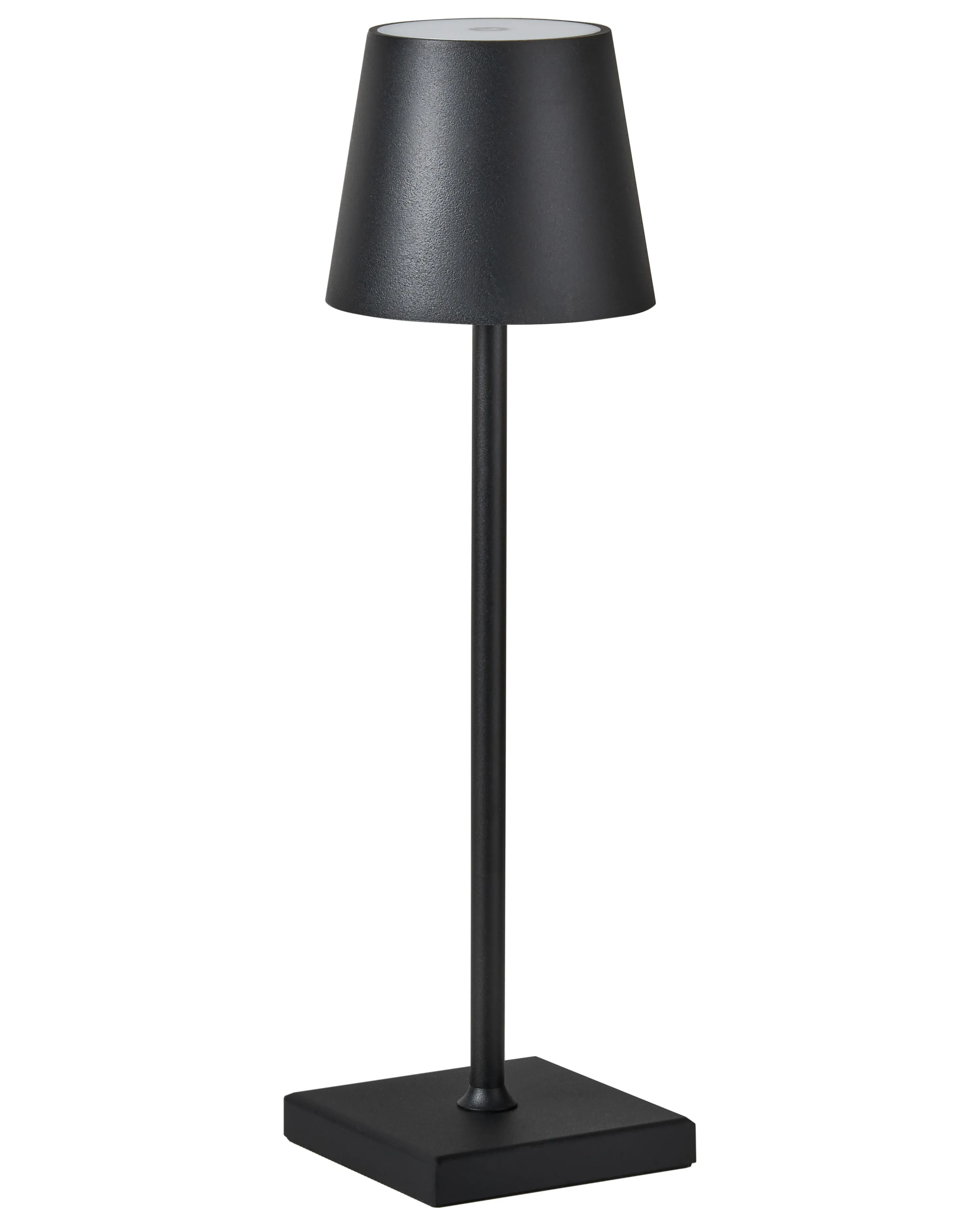 LED draadloze tafellamp BACEIRO met dimmer Metaal Zwart