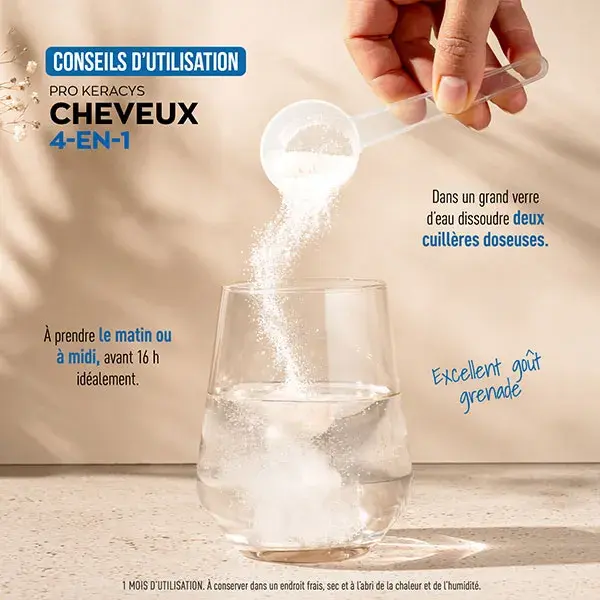 GRANIONS PROKERACYS Anti Chute Cheveux 4-EN-1 - Collagene - Biotine Cheveux