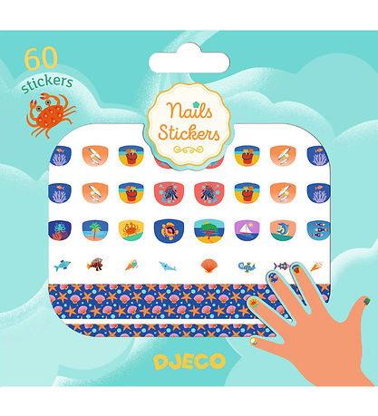 Djeco Nägel Stickers - 120 st. - Mittelmeer