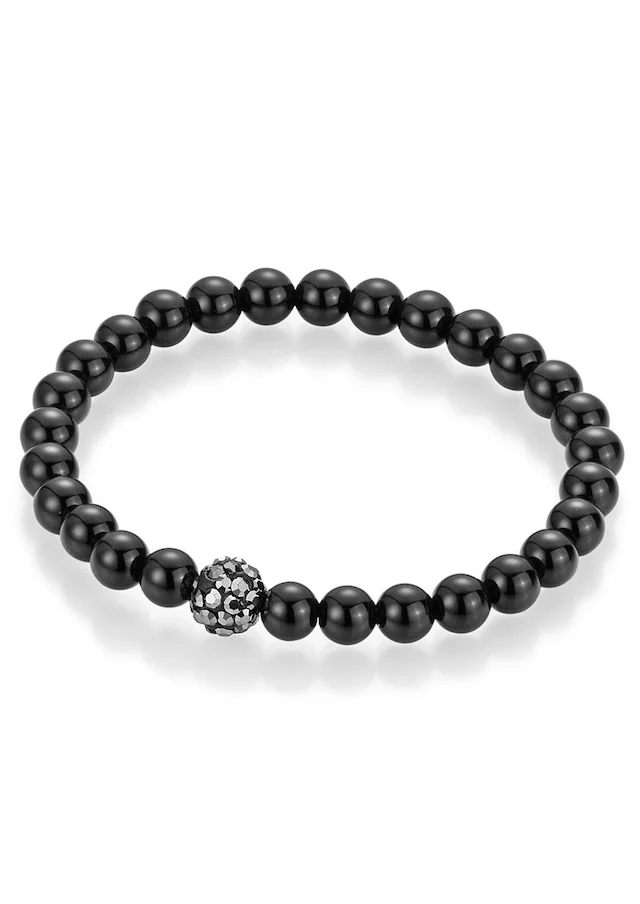 Firetti Armband »Schmuck Geschenk Armschmuck Armkette Edelstein Farbstein Achat« mit Achat und Kristallsteinen