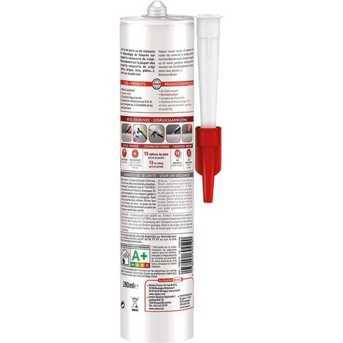 Mastic crépi - 280 mL - pierre beige