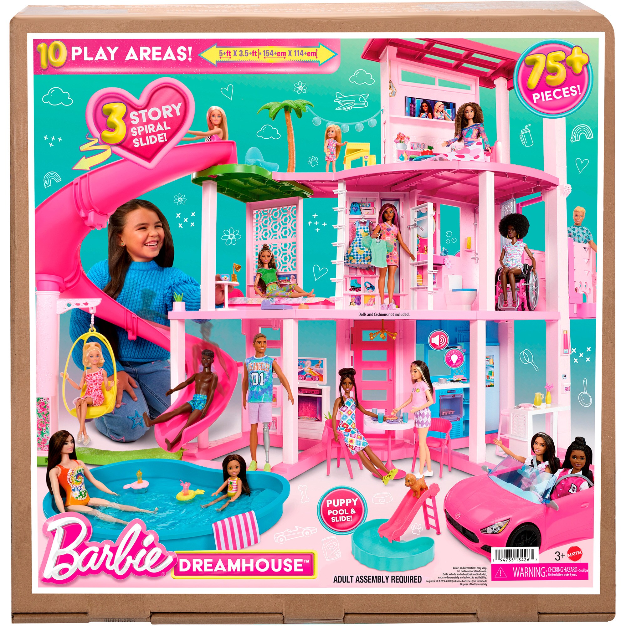 Mattel Spielgebäude Barbie Traumvilla