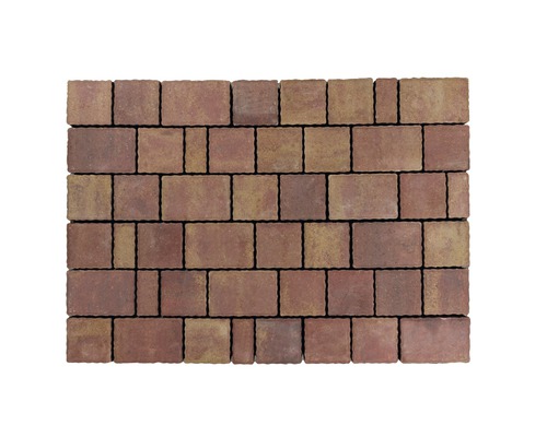 Straatsteen, multiformaat straatsteen, Capriccio wijnbladerenmotief, 8 cm dik
