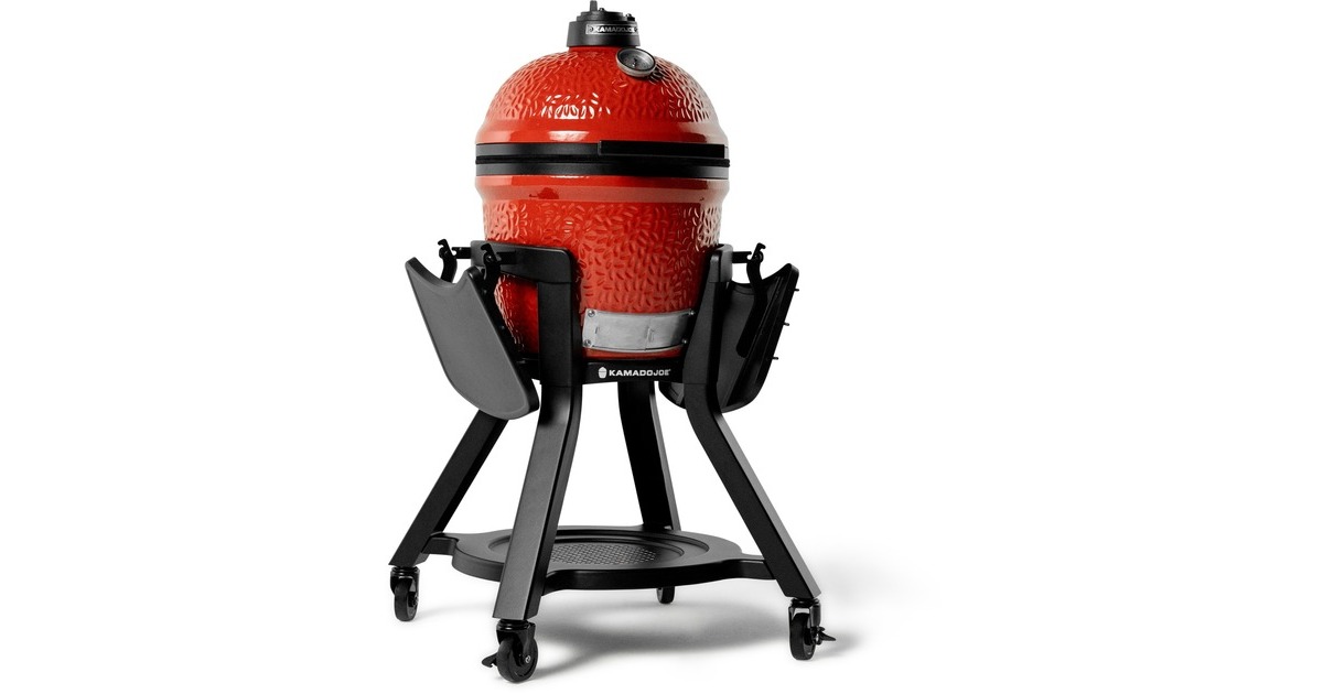 Kamado JoeJoe Jr®-kar met zijtafels barbecuewagen  (Zwart)
