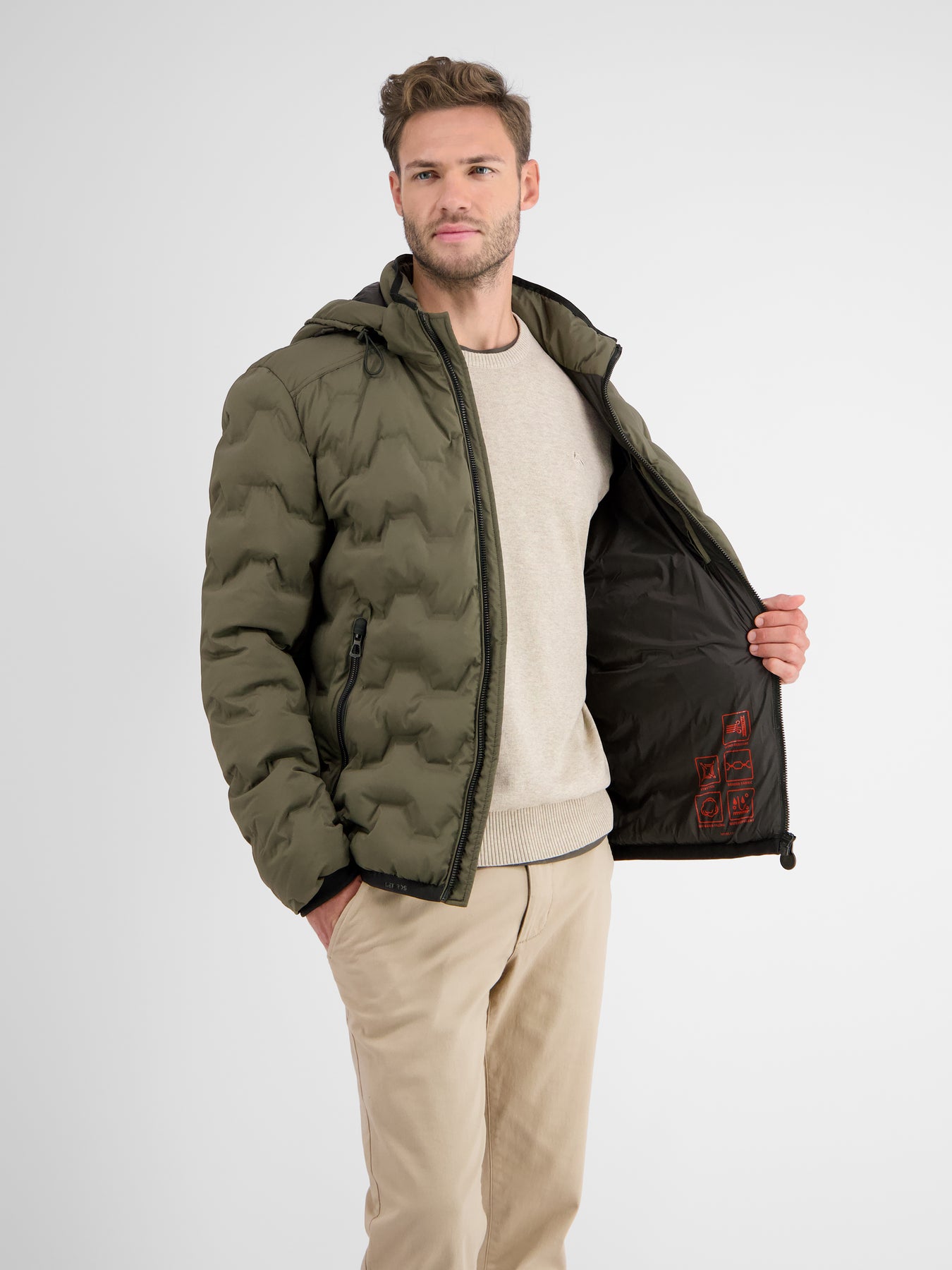 Leichter Kapuzen-Blouson