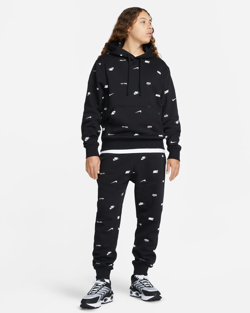 Sweat à capuche Nike Sportswear Club Fleece Noir pour homme