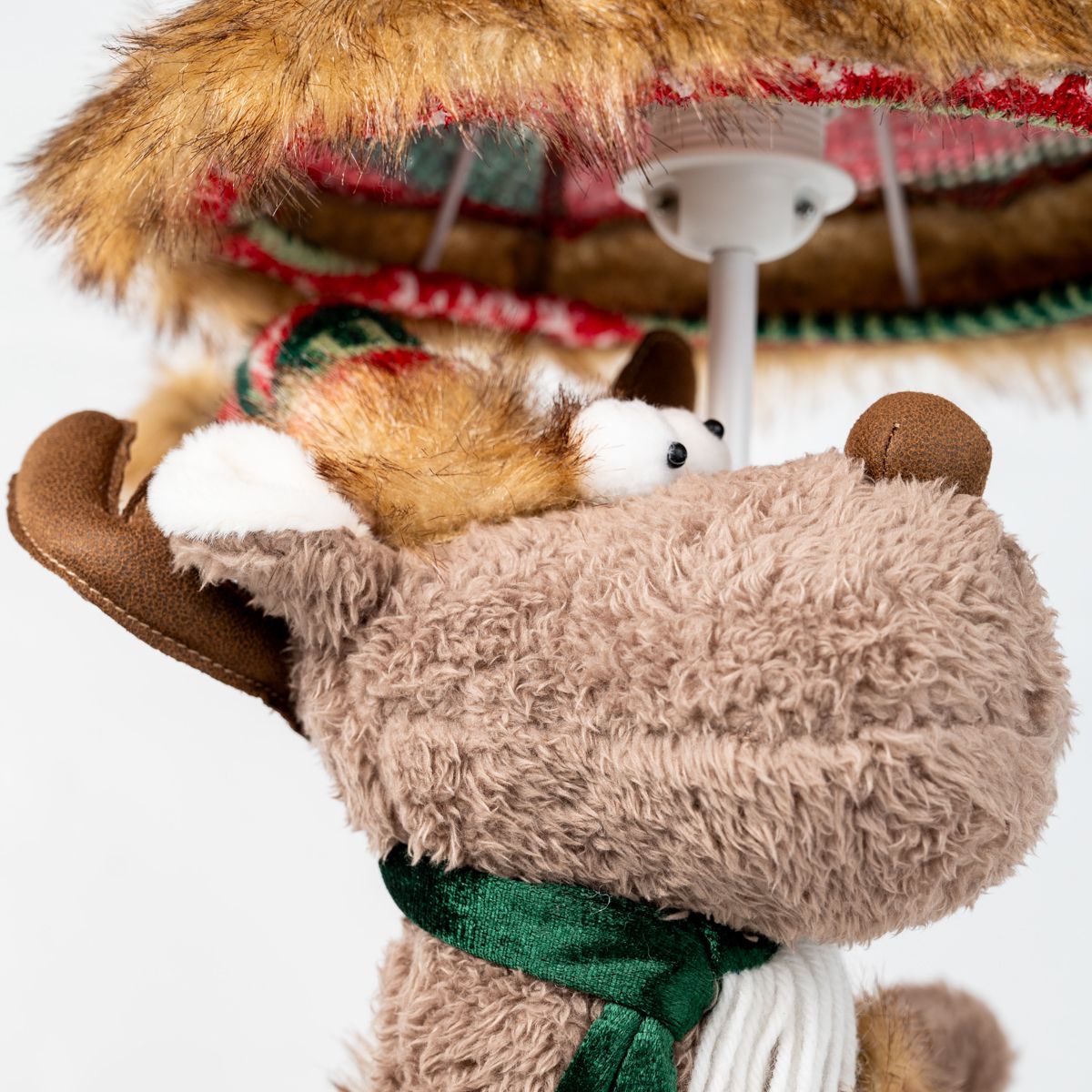 Kerst tafellamp rendier bruin incl. LED - Rudi