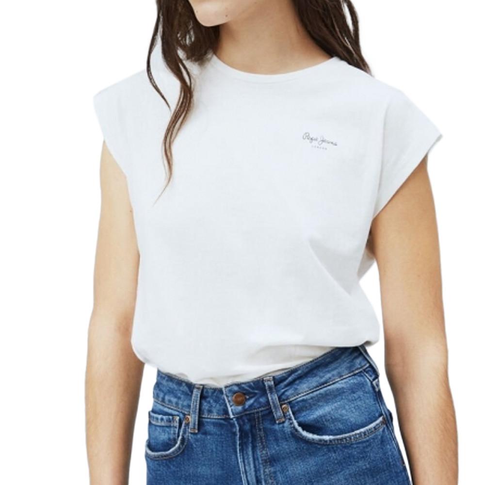 Pepe jeans T-shirt Blanc Femme Pepe Jeans Bloom
