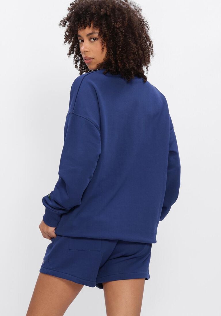 donkerblauwe mercer amsterdam sweater mercer logo sweat