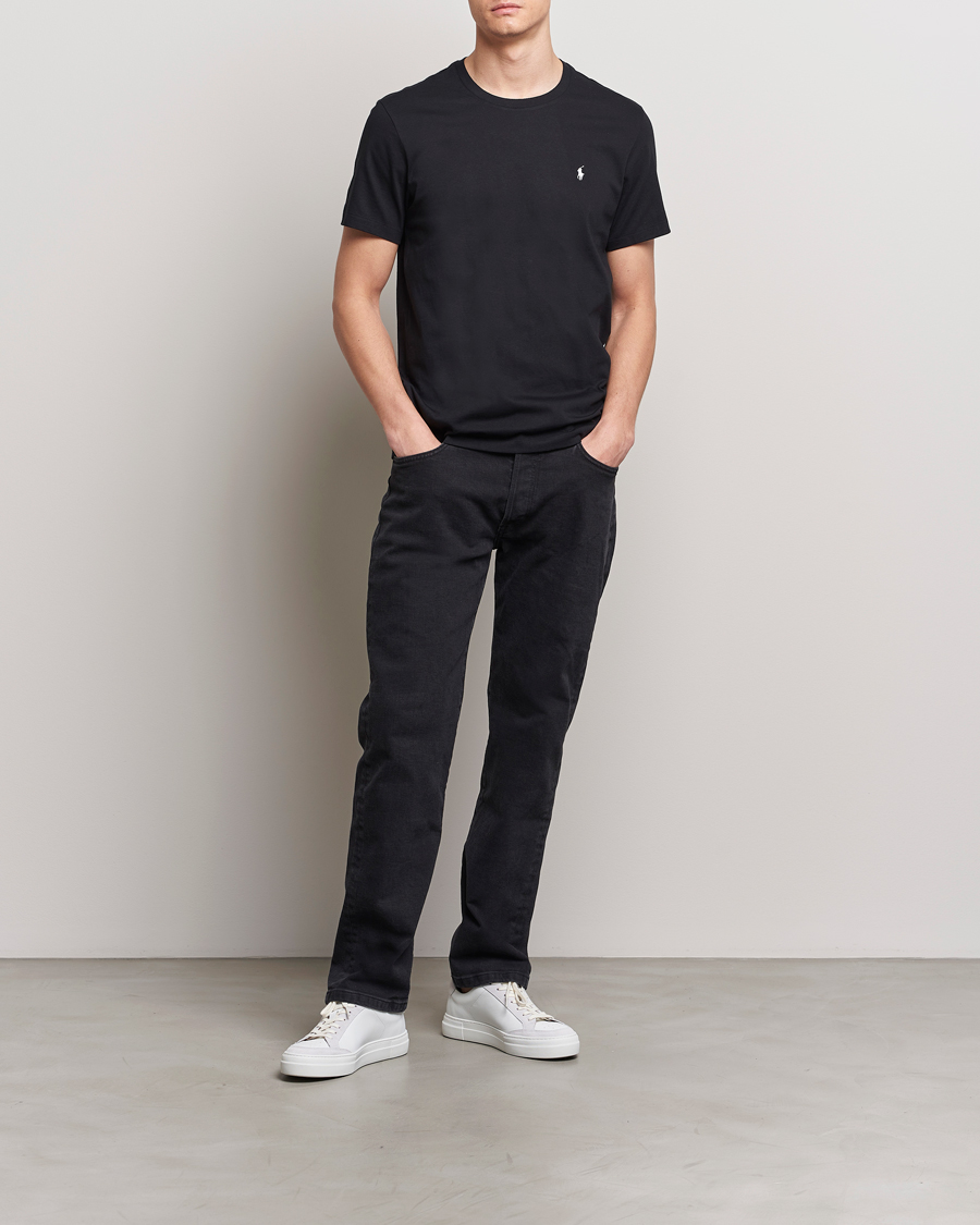 Polo Ralph Lauren Liquid Cotton Crew Neck T-Shirt Black