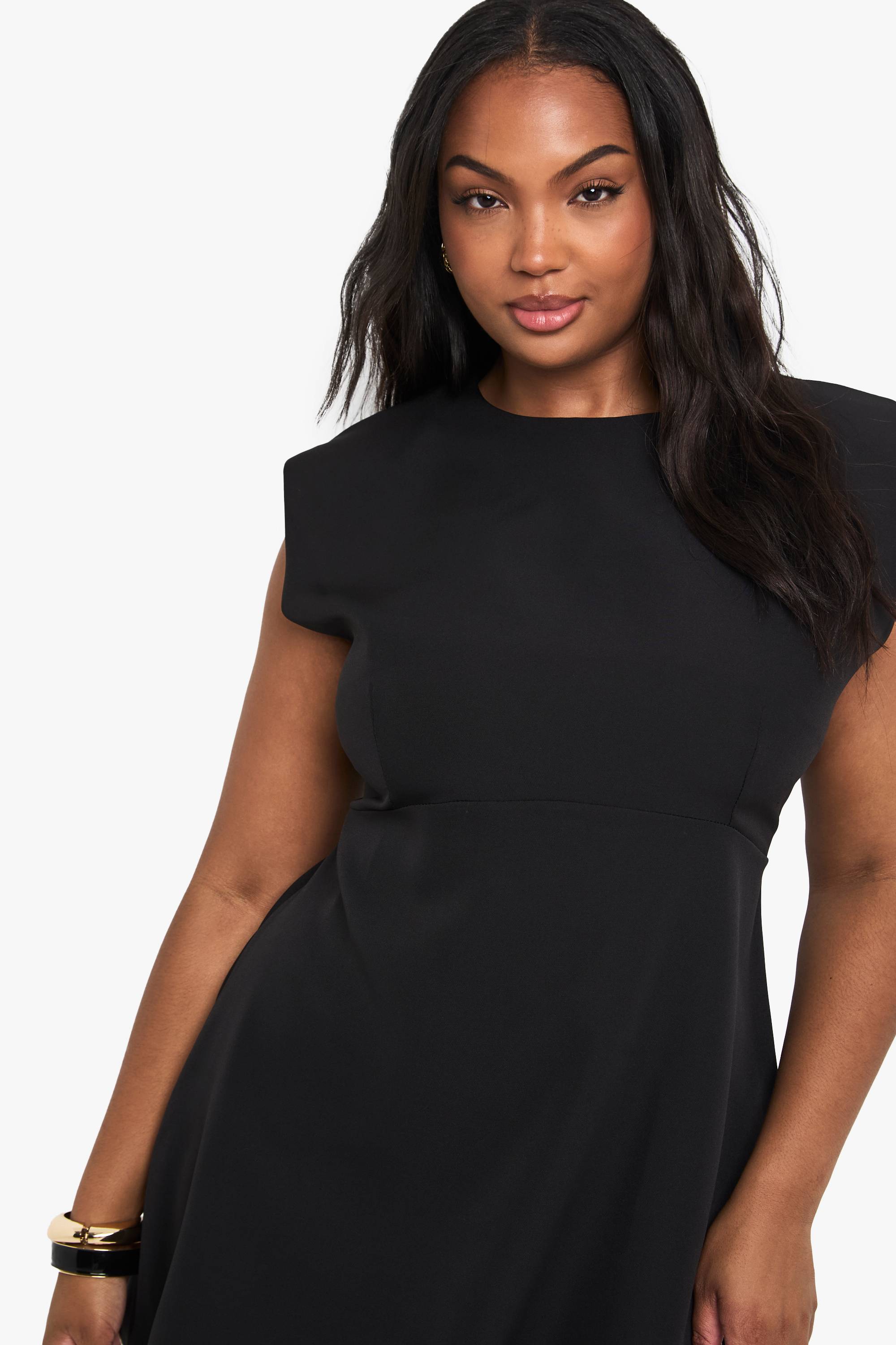 boohoo Robe Mini À Manches Raglan Grande Taille