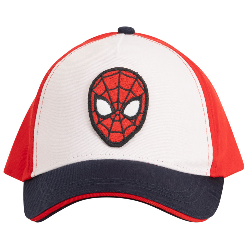 Casquette tricolore patch Spider-Man Marvel pour garçon