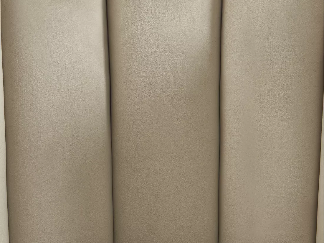 Lot de 2 chaises en velours et métal noir - Beige - PRANILA de Pascal MORABITO