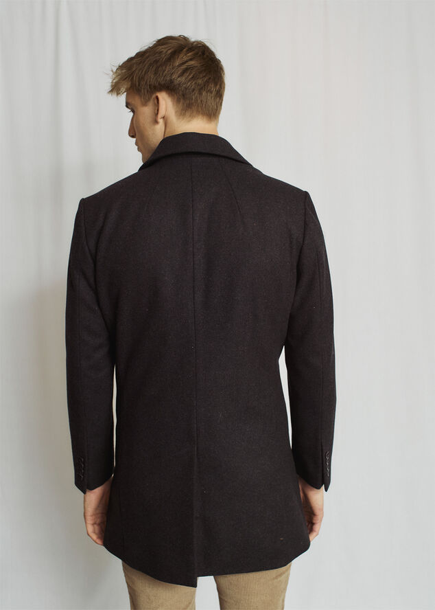 Bruun & Stengade BS Portmore Slim Fit Coat Charcoal