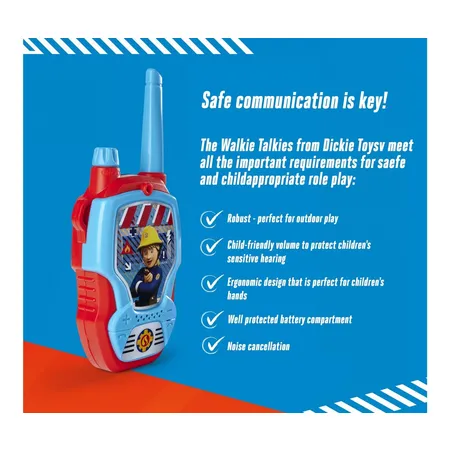 Dickie Toys Feuerwehrmann Sam Walkie Talkie