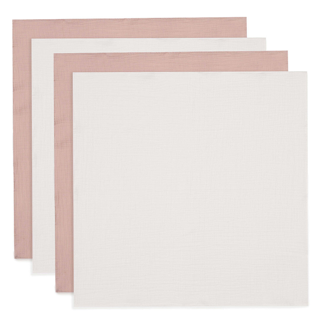 Jollein hydrofiele doeken wild rose - ivory - 4st