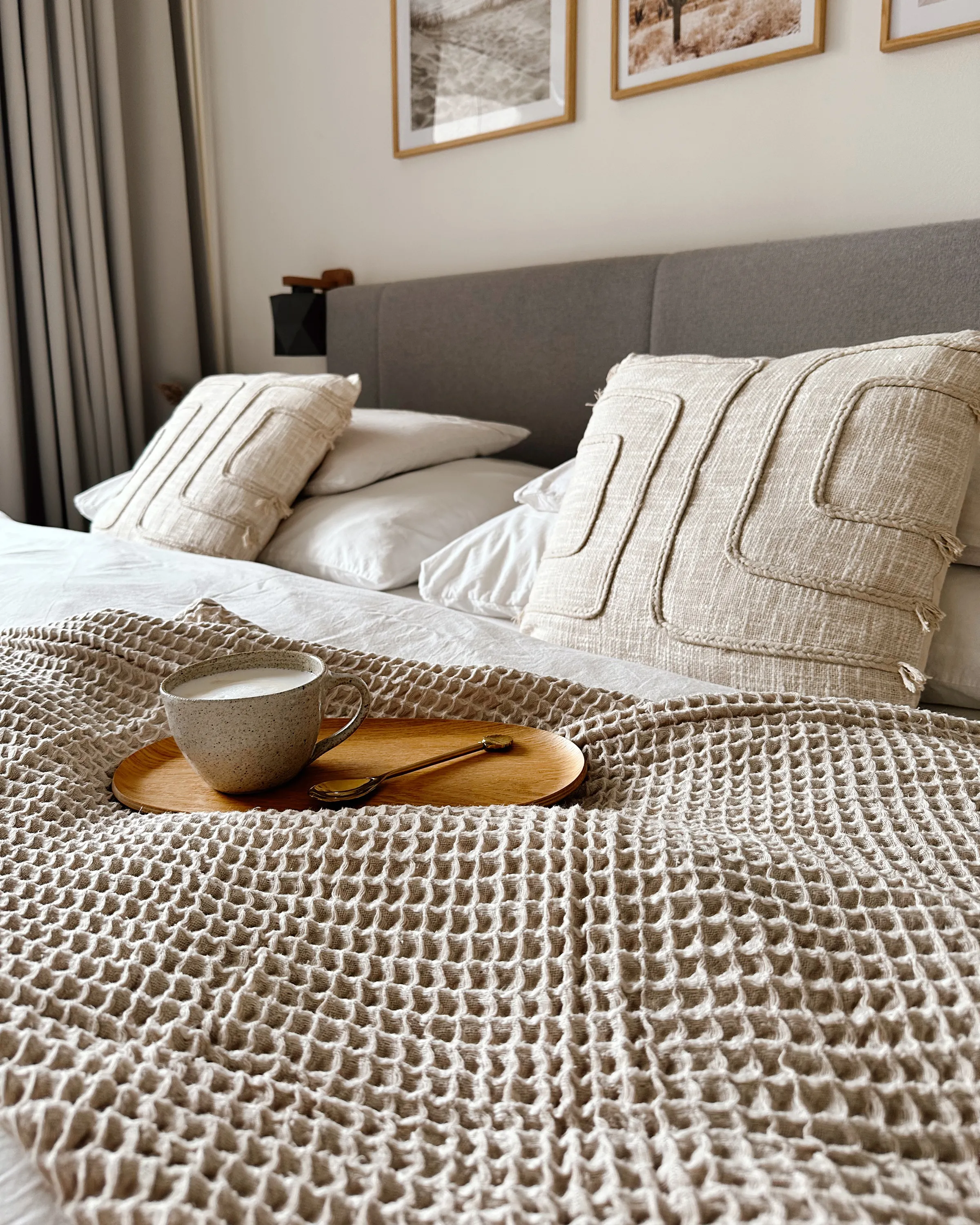 9-delige handdoekset AREORA Katoen Beige