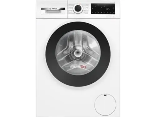 Bosch Serie | 6 WNG2540LSN - Vaske-/ tørremaskine - Niche - bredde: 60 cm - højde: 85 cm - frontbetjening - 65 liter - 10.5 kg - 1400 rpm - hvid