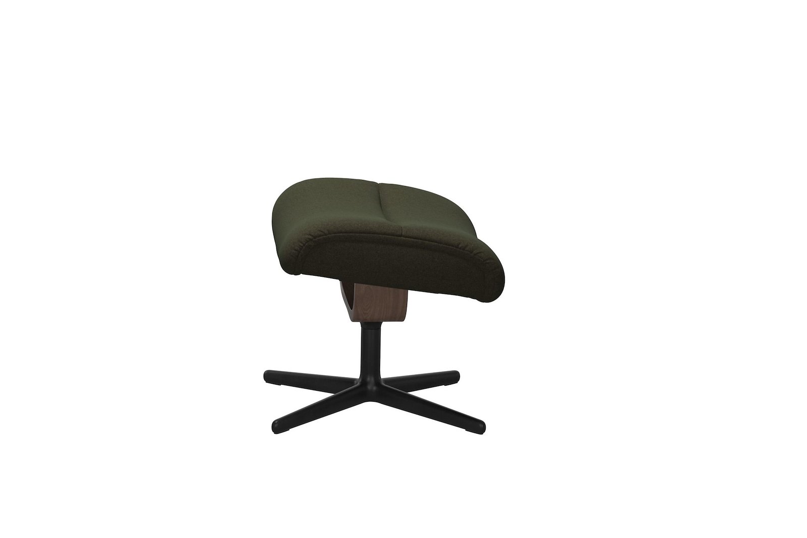 View krakk Tekstil Calido Green – Cross understell – Sort – Valnøtt - Medium