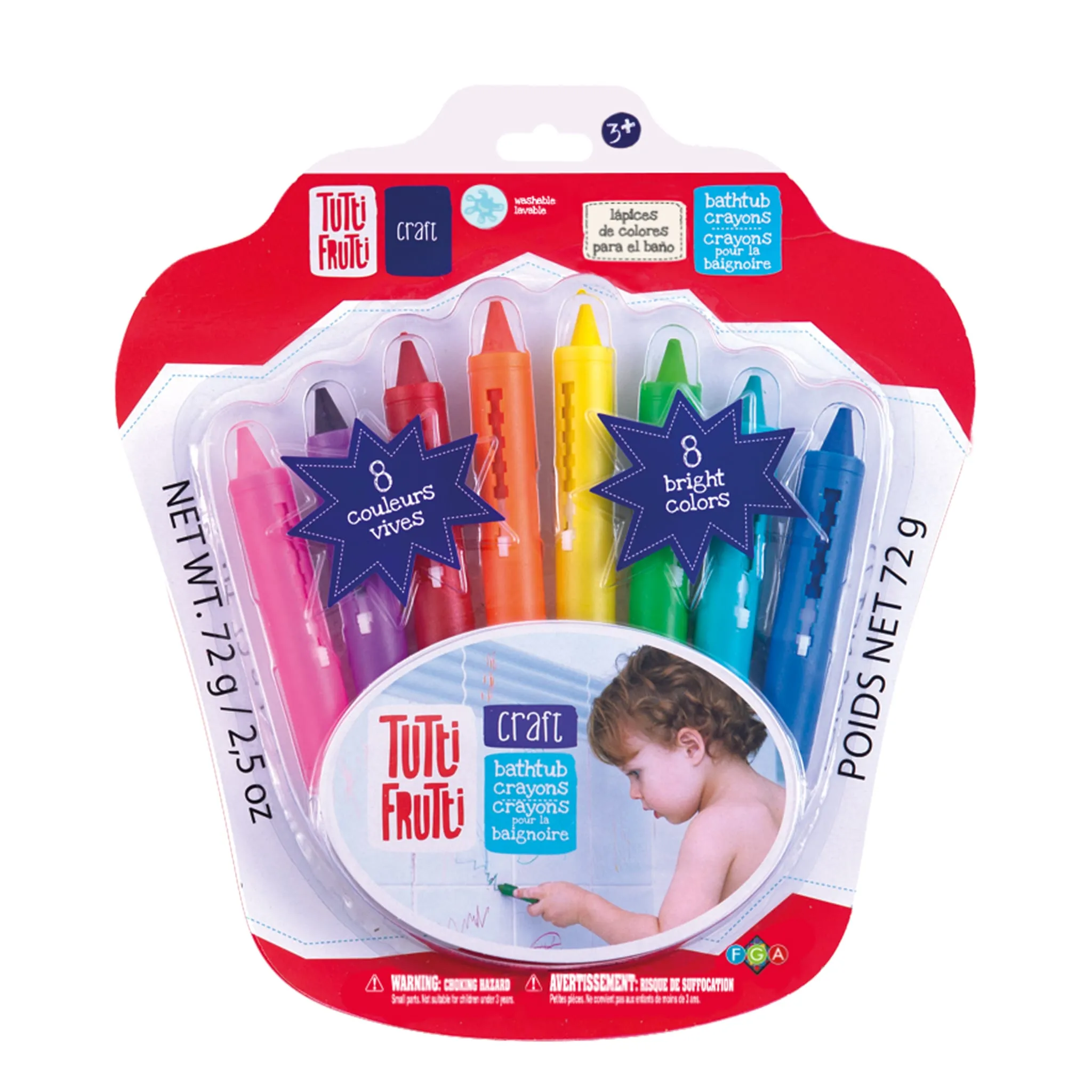 Tutti Frutti Crayons pour le Bain (8)