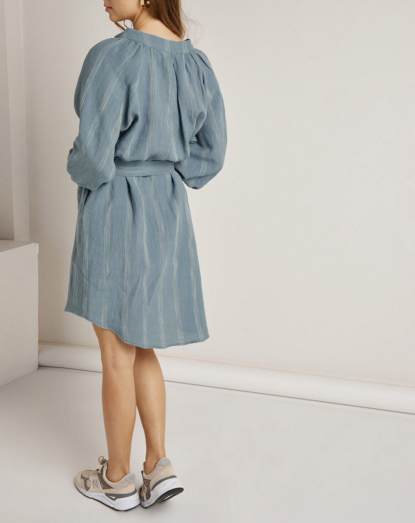 See u Soon Robe 100% Lin Alice bleue