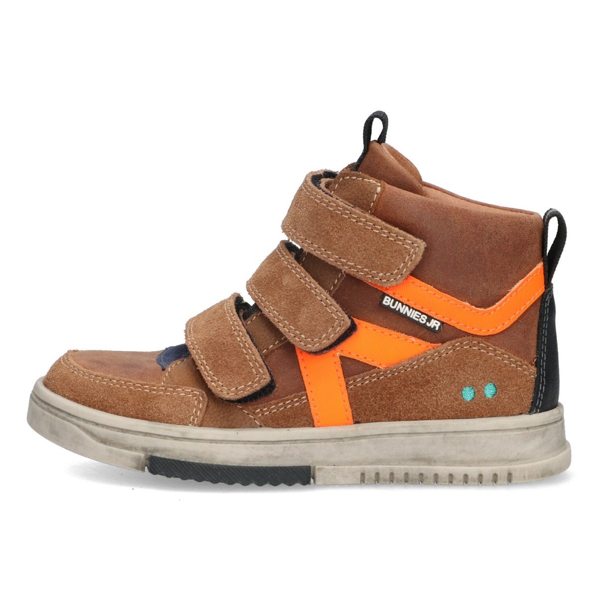 Milan Mieters - Hoge Sneakers Bunnies Bruin