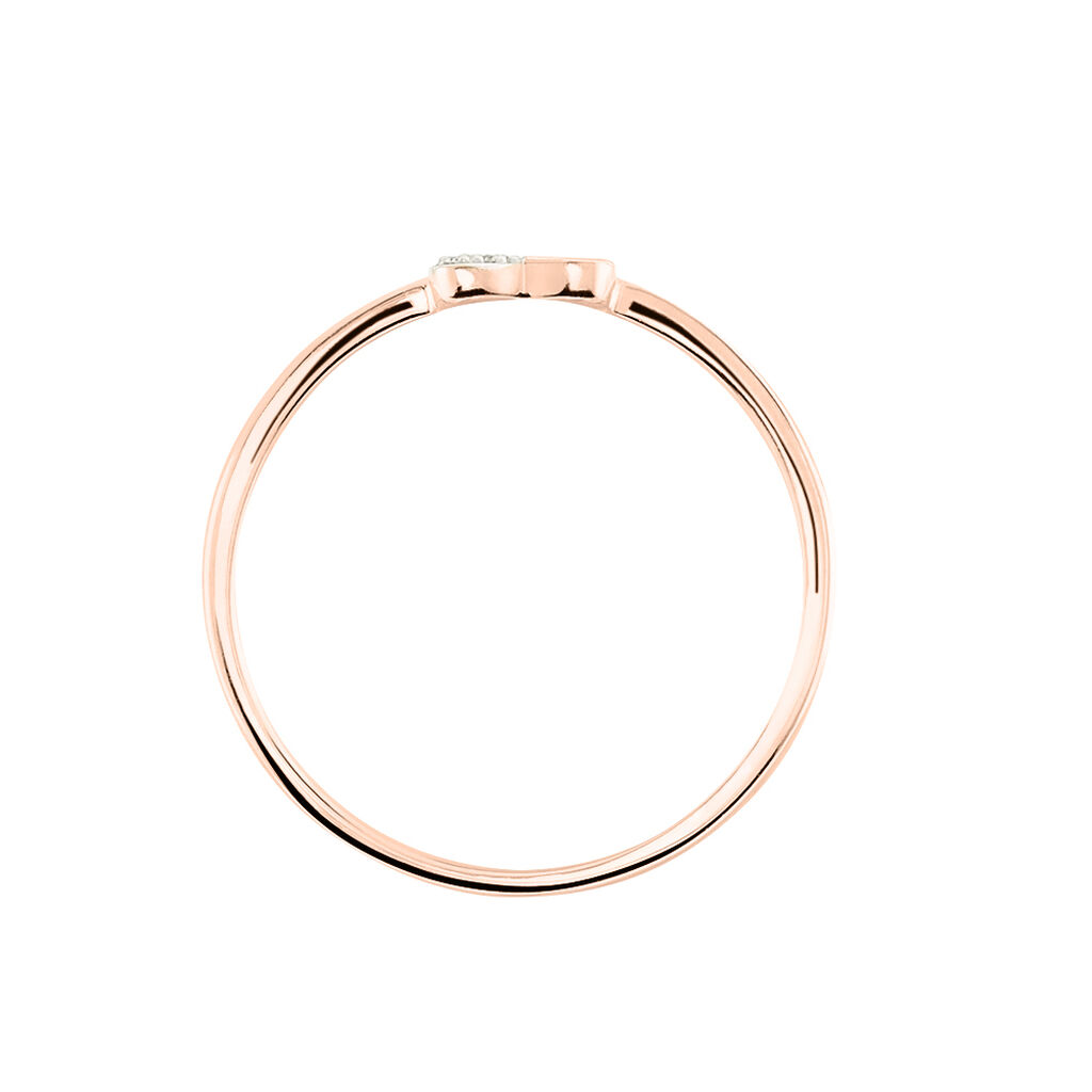 Bague Emilia Or Rose Diamant