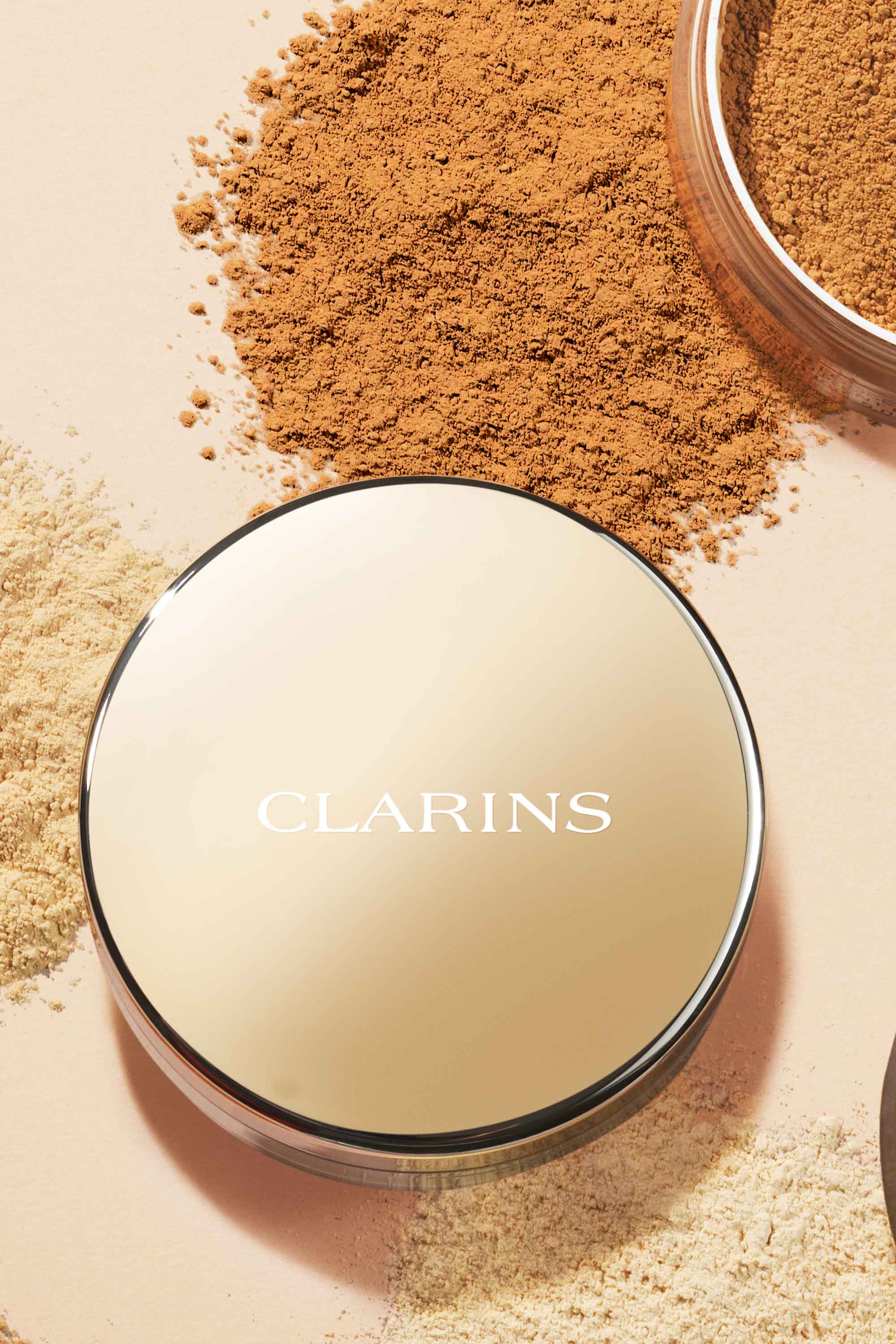 Clarins Poudre libre matifiante infusée au lait de pêcher Ever Matte Loose Powder-15 g