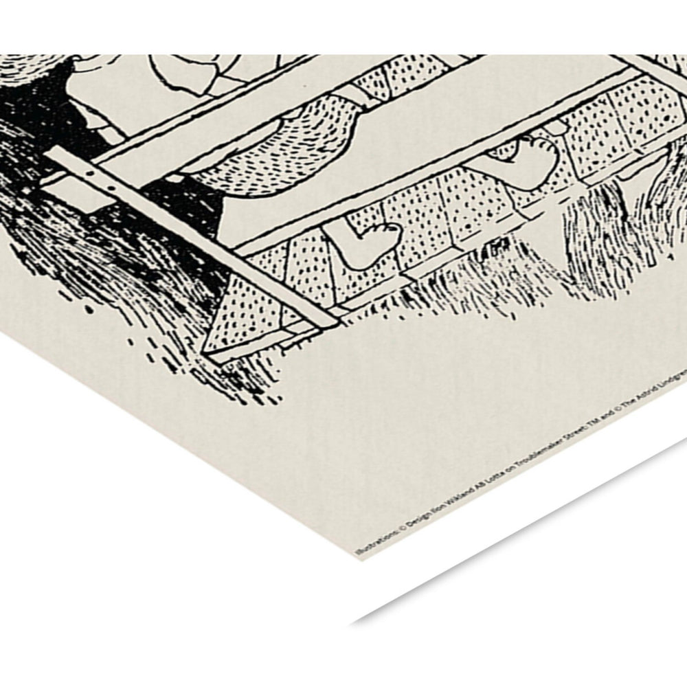 Køb Poster & Frame Astrid Lindgren - The Wood Cabin - Lotta