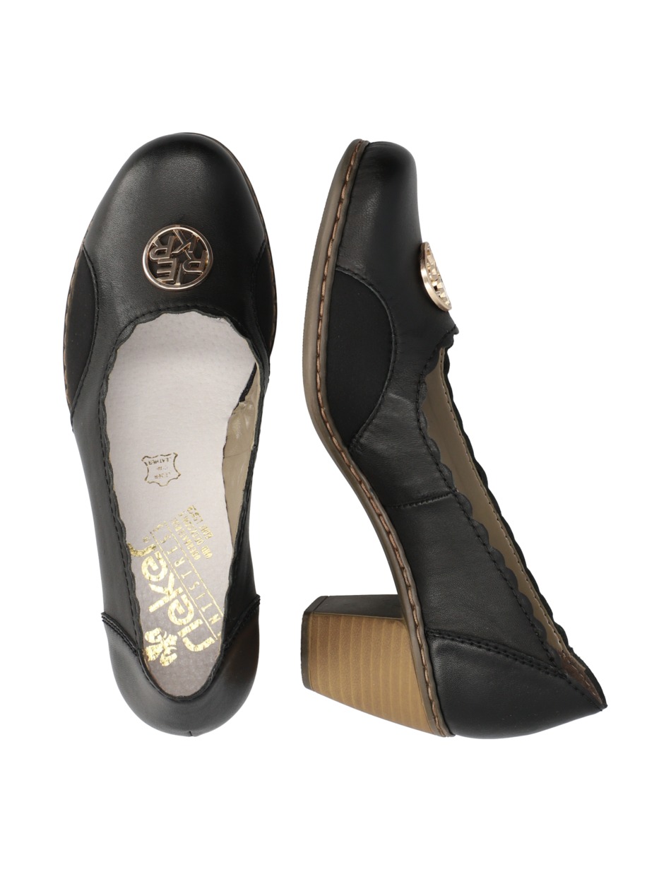 Lederkombination Pumps